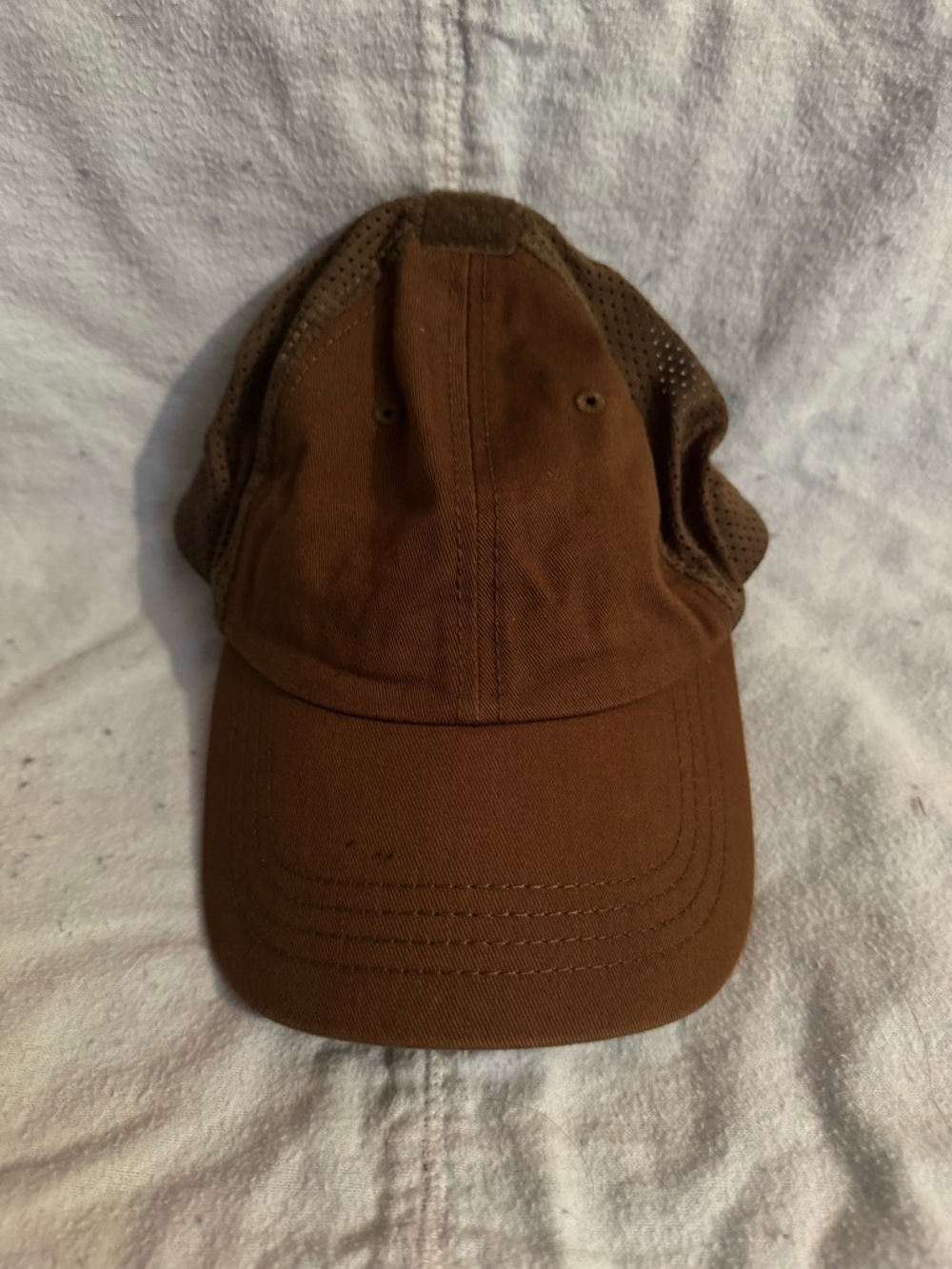 Olive Green Mesh Back Baseball Cap Adjustable Dad Hat Neutral
